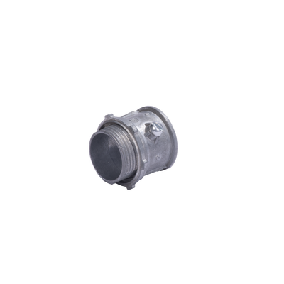 Conector 2" (52mm) pared delgada con tornillo galvanizado etiqueta verde | JU-PD-200-CON