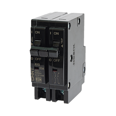 Interruptor Termomagnético Enchufable, Serie: B2Q, 2P, 15A, 240V  (SKU:1002278) | B2QP215E