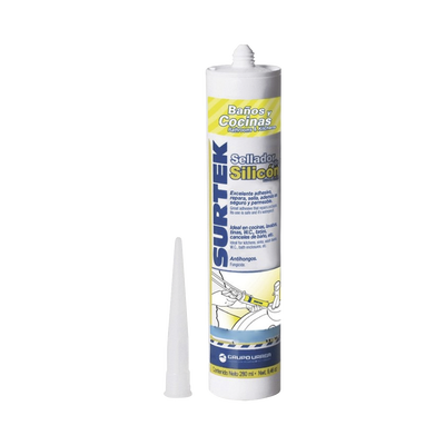 Silicón Para Baños y Cocinas /Color Blanco / Contenido 280 ml. | SYS-113-452