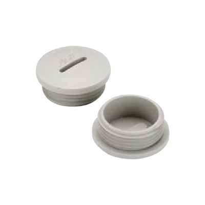 Tapón roscado de 1/2" para caja cuadrada a prueba de intemperie. | TA-0371