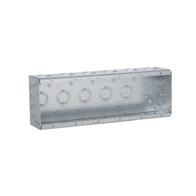 Caja de 6 Gang/Profundidad 2 1/2"/28 Entradas 1/2"-3/4". | HUB-960