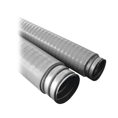 Tubo Flexible tipo Liquidtight de 3/8" (9.5 mm). Acero + Forro PVC. Rollo de 50 Metros. | ANC-COT38