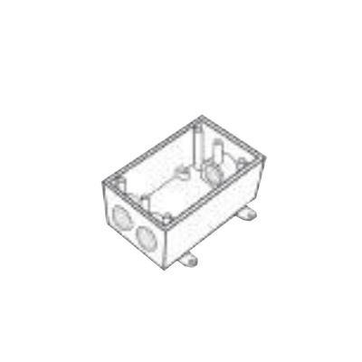 Caja Condulet FS de 1/2" ( 12.7mm) con tres bocas a prueba de intemperie. | RR-0472