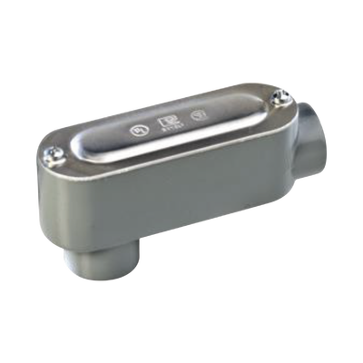 Caja oval roscada tipo LB de 1 1/4" (31.8 mm) incluye tapa y tornillos. | OLB-0098C