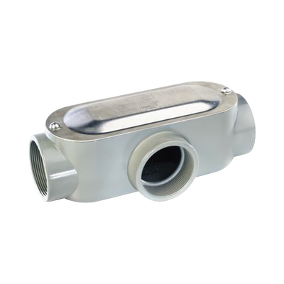 Caja oval roscada tipo T de 2" (50.8) incluye tapa y tornillos. | OT-0307C