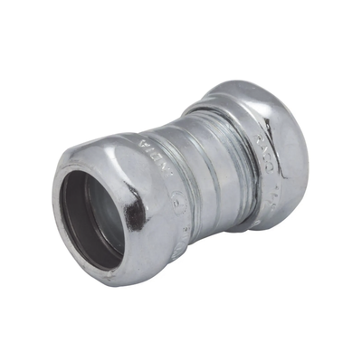 Cople Compresión de Acero Galvanizado para Pared Delgada de 1/2". | HUB-2922