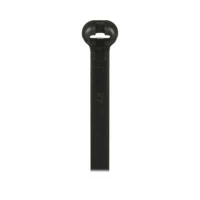 Cincho Dome-Top Nylon 6.6, 378mm largo x 7mm ancho, Color Negro. Paquete de 250 piezas | BT4LH-TL0