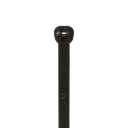 Cincho de Nylon 6.6 Dome-Top®, Con Lengüeta de Bloqueo de Acero Inoxidable, 203 mm largo x 4.7mm ancho, Color Negro, Exterior Resistente a Rayos UV, Paquete de 100pz | BT2S-C0
