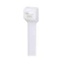 Cincho de Bloqueo de Nylon 6.6, Color Natural, 142 mm largo x 2.5mm ancho, sección transversal en miniatura, 1000 piezas | PLT1.5M-M