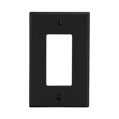 Tapa para Contacto Dúplex Color Negro. | HUB-P26-BK