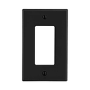 Tapa para Contacto Dúplex Color Negro. | HUB-P26-BK