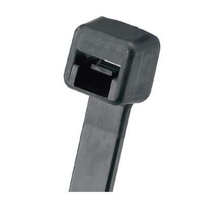 Cincho de Nylon 6.6, de 203mm largo x 3.6mm ancho, Color Negro. Paquete de 1000 Piezas | PLT2I-M20