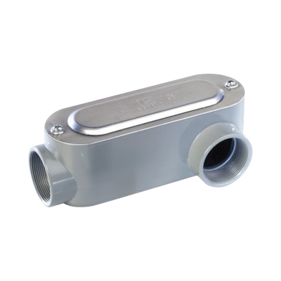 Caja Oval Roscada tipo LL de 1 1/4" (31.8 mm) / Incluye tapa y tornillos. | OLL-0099C