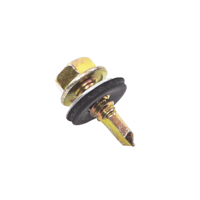 Tornillo Punta Broca Sello Montado 6.5 X 38 mm (1/4" X 1 1/2") Caj. C/100pz. | ANC-PAS-14112