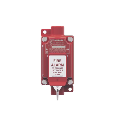 Estación de alarma contra incendios con activación por anillo de tracción /  3/4 pulgadas / 2NO/2NC. | HUB-XAL-458