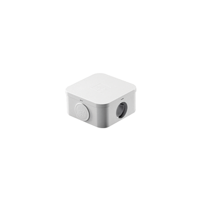 Caja Estanca de PVC Para Derivación y Conexión, 4 Entradas, Tapa a Presión, 100x106x53 mm (Área interna), Uso Exterior IP55, Material que no Propaga el Fuego, (línea Quadrix) | DX-45-004