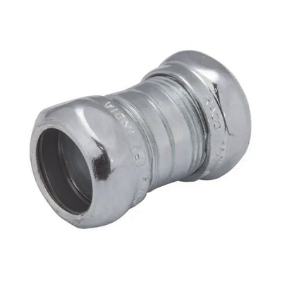 Cople Compresión de Acero Galvanizado para Pared Delgada de 1 1/4" . | HUB-2925