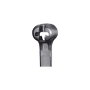 Cincho de Nylon 6.6 Dome-Top®, Con Lengüeta de Bloqueo de Acero Inoxidable, 620 mm largo x 7mm ancho, Color Negro, Exterior Resistente a Rayos UV, Paquete de 100pz | BT7LH-C0
