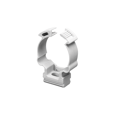 Soporte de collar (Abrazadera), PVC Auto-extinguible, cerrado para tubería de 40 mm | GW-50-630