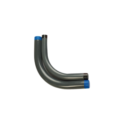 Codo Conduit Rígido de Aluminio de 1" (25.4 mm) / Recubierto de PVC / Interior de Uretano. | CAL-25-PC