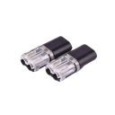 Bolsa con 25 conectores / Enchufables / Para 2 cables / compatibles en calibre 22 al 18 AWG | CON-10-19