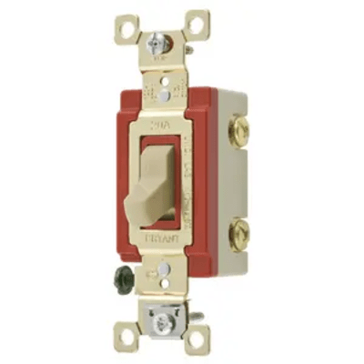 Interruptor de Palanca 20 A 120-277 V CA/  Grado Industrial/ Color Marfil. | HUB-4902I