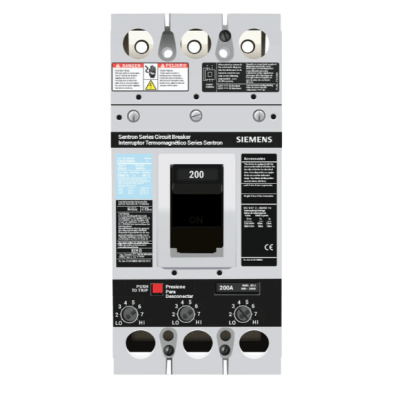 Interruptor Termomagnético 600V 3X200A, Con zapatas principales. | FXD63B200L