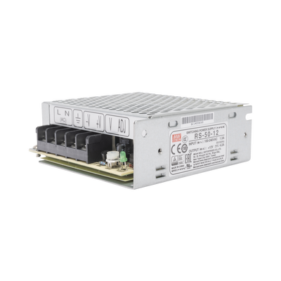 Fuente de Poder Industrial Conmutada 50W de Potencia, 12Vcc, 4.2A | RS-50-12