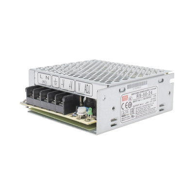 Fuente de Poder Industrial Conmutada 50W de Potencia, 24Vcc, 2.2A | RS-50-24