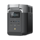 EcoFlow DELTA 2 MAX | Estación de Energía Portátil 2048Wh Litio LFP / 6 AC 2400 W (Max. 3400W) / 2 USB-C 100W / Capacidad para Aumentar Respaldo / Soporta Cargador de Coche 10A a 12.6V / Conectividad WiFi y Bluetooth (App) / Carga Sol | EFD-350