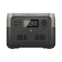 EcoFlow River 2 Max | Estación de Energía Portátil 512Wh Litio LFP / 4 AC 500 W (Max. 1000W) / 1 USB-C 100W / 3 USB -A 12W / Cargador de Coche 8A a 12 o 24V / Conectividad WiFi y Bluetooth (App) / Carga Solar 220W Max. | EFR610