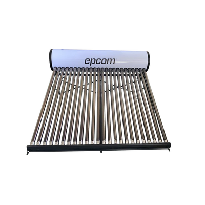 Bóiler Solar de 240L, Baja Presión con 24 Tubos de Vacío de Mayor Resistencia y Termotanque Inoxidable de Grado Alimenticio 240 L Resistentes a Granizo de Hasta 25 mm/ l, Incluye Anodo de Magnesio | STELPWH240