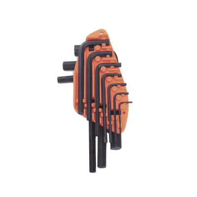 Juego de 10 Llaves Hexagonales (Allen) Milimétricas con Portallaves Plástico. | EPHL10A