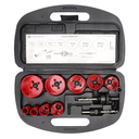 Juego de 13 Brocas Sierra Bimetálica con Adaptadores y Estuche. (3/4", 7/8", 1-1/8", 1-3/8",  1-1/2", 1-3/4", 2", 2-1/4", 2-1/2") | PST-C020-01
