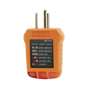 Probador de Tomacorrientes Estándar, con Secuencia de Luces para Indicar un Cableado Correcto/Incorrecto. | RT-110