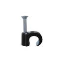 Grapa reforzada para cable redondo de 7mm color negro (100pzs) (3103-00300) | TC-710-RC