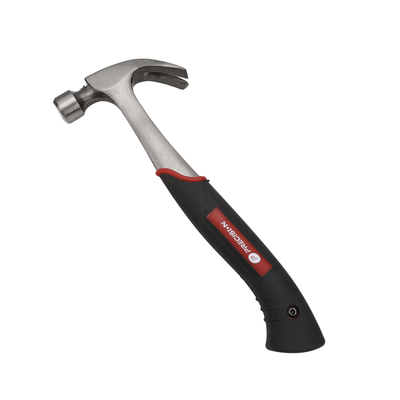 Martillo Uso Rudo de Acero Forjado de 16 oz. con Uña Curva. Con Sujetador Magnético de Clavos. | PST-H040-01