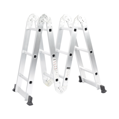 Escalera Multiposiciones de Aluminio de 3.52 Metros, Soporta 150 kg | PST-H10-003