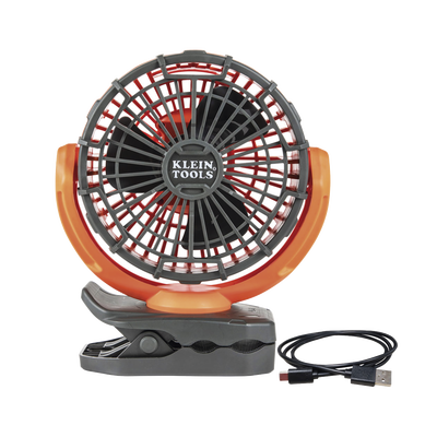 Ventilador Inalámbrico-Portátil Recargable Ideal para el Trabajo. Montable por Pinza o por Potentes Imanes. Incluye cable USB-C | PJSFM1
