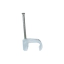 Grapa para cable plano de 6mm color transparente (100pzs) (3210-00100) | TC-6X-10
