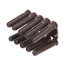 Taquete cafe 5/16" para tornillo 10mm x 1 3/4" (100pzs) (1104-04100) | TP-2B