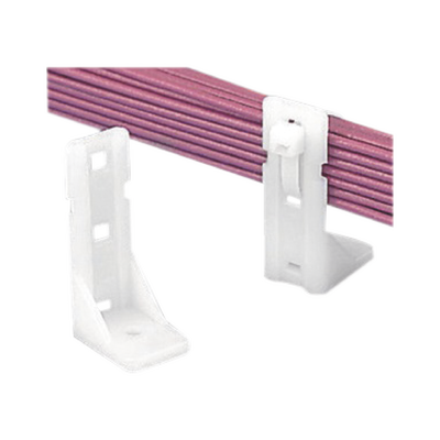 Sujetador-Separador Pan-Post de Nylon 6.6, Para Fijación de Mazos de Cables con Cinchos, Uso Interior, Color Natural, 1 Pieza | PP2S-S10-X