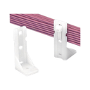 Sujetador-Separador Pan-Post de Nylon 6.6, Para Fijación de Mazos de Cables con Cinchos, Uso Interior, Color Natural, 1 Pieza | PP2S-S10-X