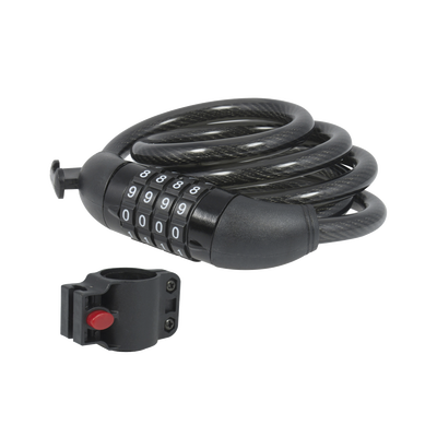 Candado de Cable de Combinación/ Longitud 100 cm / Nivel de seguridad 3/ Discos Programables. | SYS-14CN