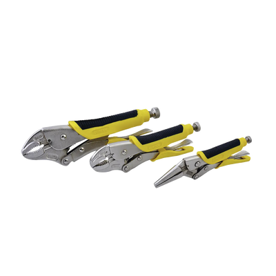 Juego De 3 Pinzas De Presión Bimateriales | SYS-115-085