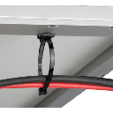 Cincho de Nylon 6.6 Solar Clip, 188mm largo x 14mm ancho, Color Negro, Exterior Resistente a Rayos UV, Paquete de 100pz | SVSA12-2S-C0