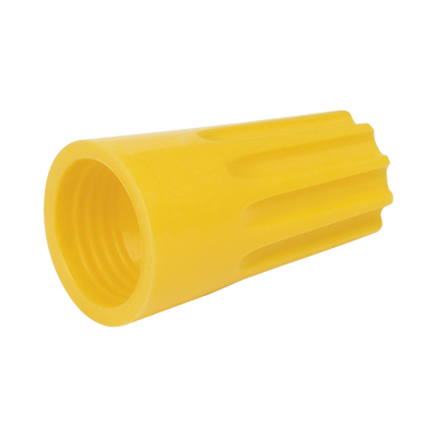 Capuchón roscable / 10 AWG / Amarillo / Paquete de 25 piezas. | AE-000-25
