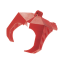 Dispositivo de Bloqueo LOTO para Válvulas de Bola, Para Diámetros de de 1.5 a 2" y Longitud de Mango Hasta 7.5", Color Rojo | PSL-1058