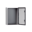 Gabinete de Uso Exterior MAS 600 x 600 x 400 mm NEMA 4/12/13; IP66; IK10 de Acero Dulce 1.5 mm con Platina de Montaje Incluida Color Gris Claro | MAS0606040R5