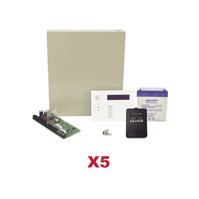 Kit de 5 Paneles VISTA48 con Batería y Transformador | VISTA48KIT5/6160RF